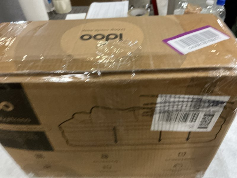 Condition photo showing New/Like New for idoo queen air mattress with built in pump, 18 raised comfort inflatable blow up mattress, upgraded support structure portable air bed for camping, guests and home, colchon inflable, gift for mom grey queen