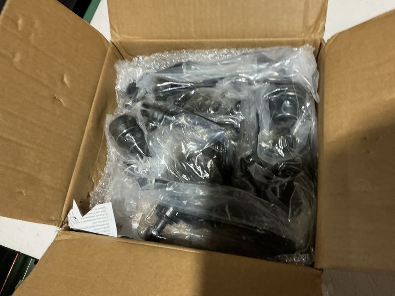 Condition photo showing Good Condition for 4wd front end kit for chevy & gmc k1500 suburban 95-99, tahoe yukon 5.7l 95-00, adjustment sleeve, lower & upper ball joint + tie rod, 14pcs suspension k6477 k6292 k6428 es2836rl es2838rl