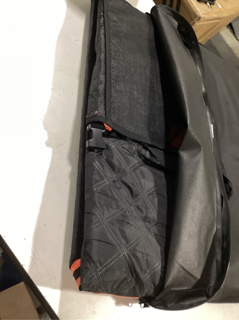 Condition photo showing Good Condition for dog car seat cover back seats protector, backseat extender hard bottom rear seat pet cover for dogs, waterproof carseat covers dog hammock travel accessories for car,suv,truck for cars/ mid-size suv/ small truck black with hard bottom