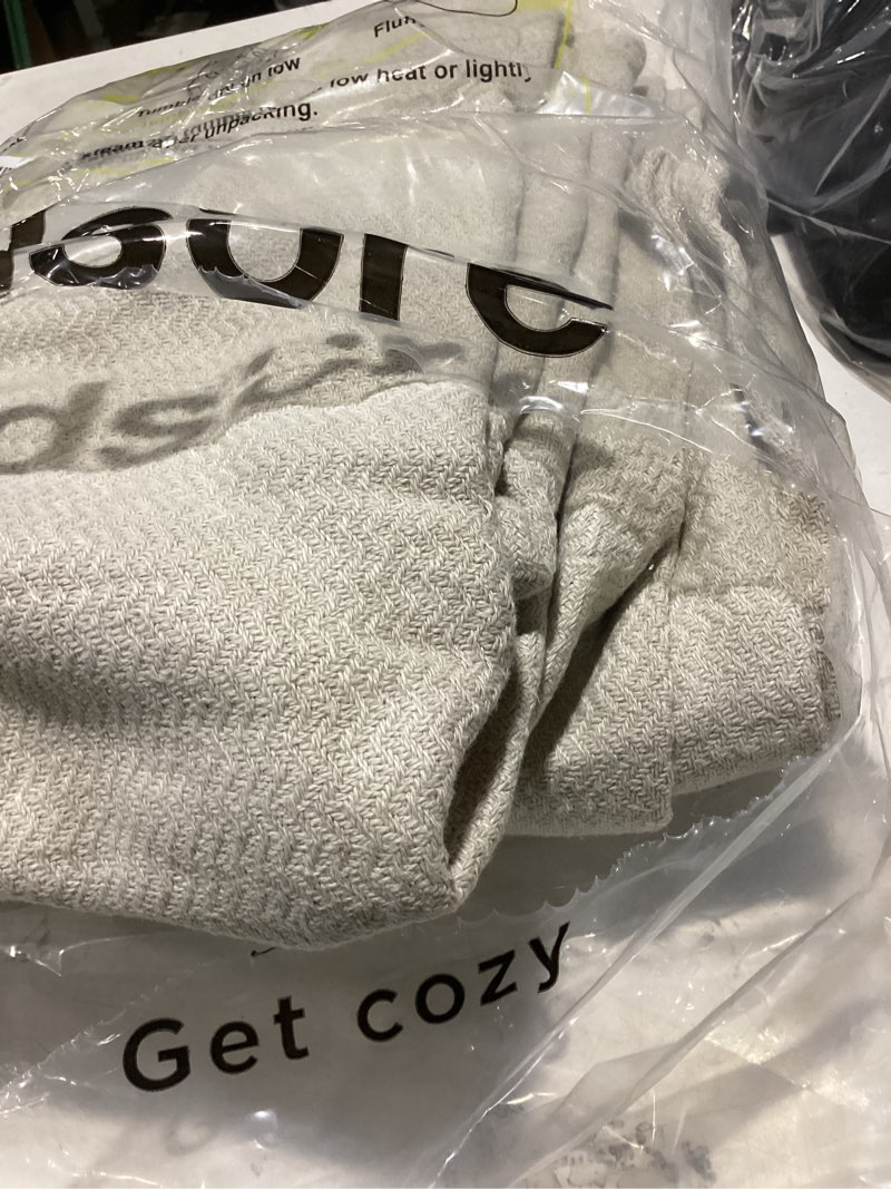 bedsure gentlesoft 100% cotton blanket queen size for bed - cooling breathable and lightweight, soft