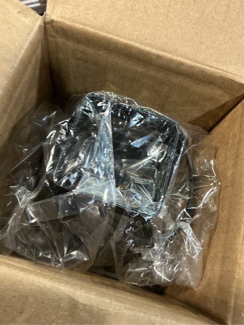 Condition photo showing Good Condition for Lanterns Decorative Outdoor 2PCS Living Room Decor Lantern Black Metal Lantern Front Porch Decor Lanterns Decor Indoor with LED Candle Lanterns Decor No Glass for Indoor Outdoor (Small&Large, 2Pcs) 2pcs Small&Large