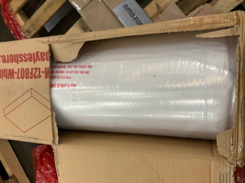 Condition photo showing Good Condition for FDW | 12 Inch Full Mattress | Medium Firm | Gel Memory Foam Mattress | White | Bed in a Box, CertiPUR-US Certified | Pressure Relief, Cooling Ventilated Foam | Washable Removable Cover White Full 12 IN