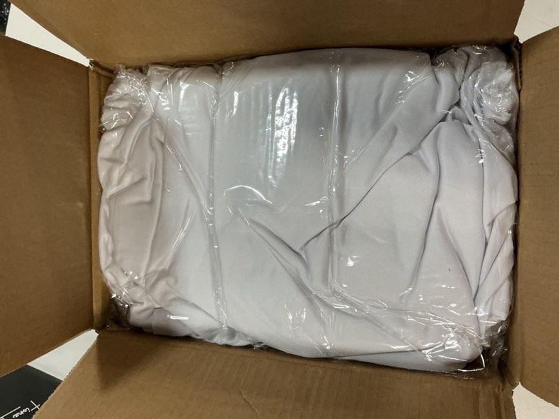 Condition photo showing New/Like New for nasitos white rectangle table skirts, 2 pack - 72 x 30 inch - stretch spandex fitted table clothes, cocktail tablecloths for party, banquet, birthday 6ft table skirt, white 2