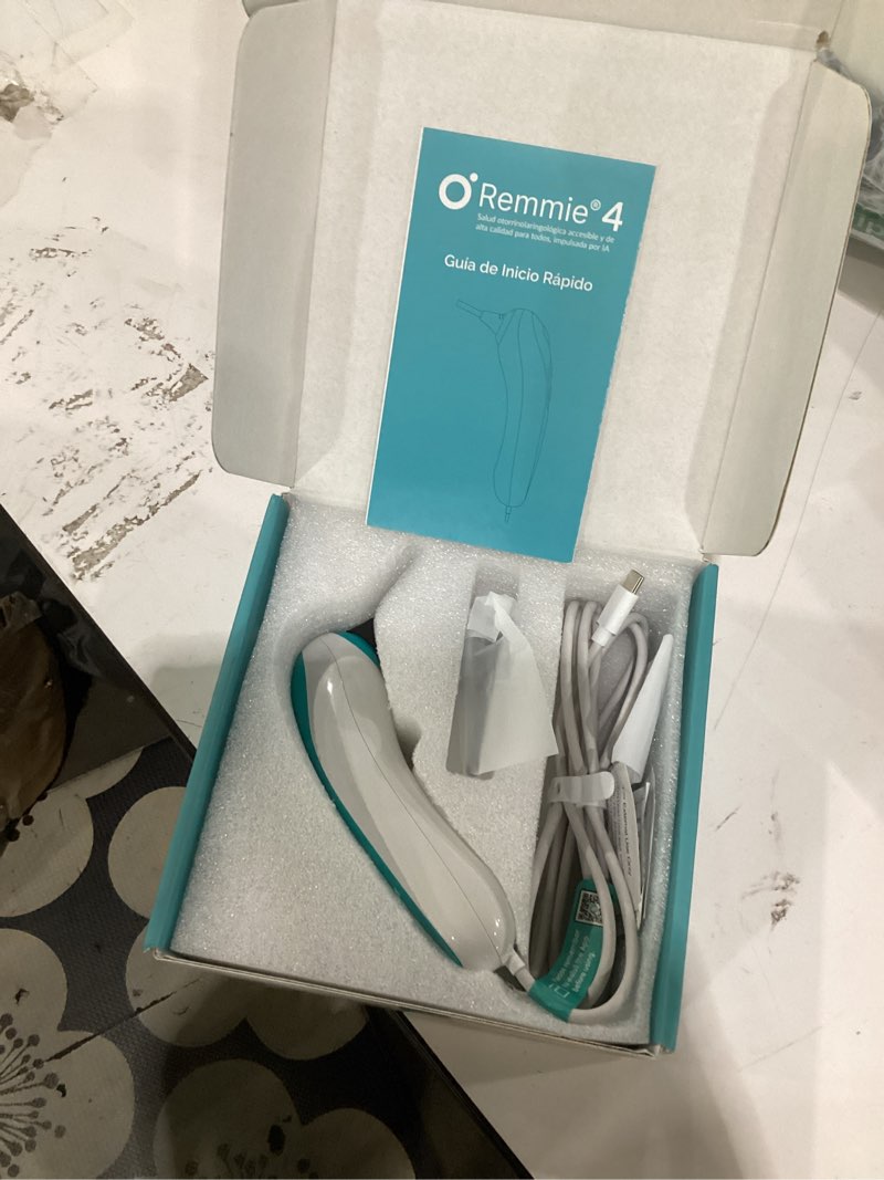 Condition photo showing Good Condition for remmie 4 digital otoscope, fda-registered ear camera with light for kids | nose & throat scope too, works with telehealth app, wired usb-c, hd 720p ai-guided, for adults & toddlers, clinician-backed