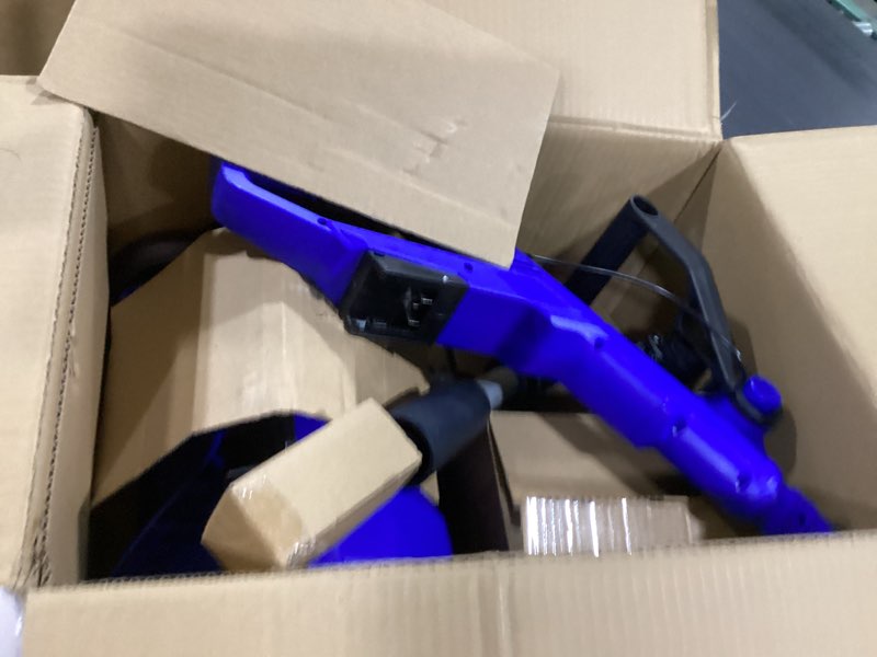 Condition photo showing As Is for SOYUS Electric Snow Shovel Cordless, 20V 12-Inch Electric Snow Blower, Snow Shovel for Driveway with Directional Plate (1x4.0Ah Battery, Charger and Cover Included) 12 Inch with Handle LED Light