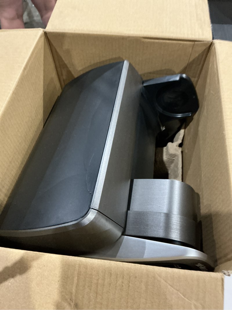 Condition photo showing As Is for keurig k-elite single serve k-cup pod coffee maker, with strength and temperature control, iced coffee capability, 8 to 12oz brew size, programmable, brushed silver