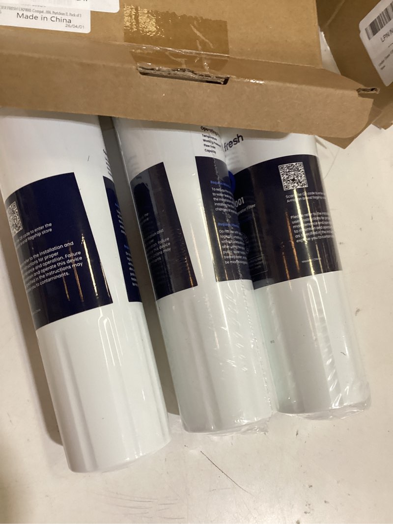 Condition photo showing Good Condition for glacier fresh ukf8001 compatible with whirlpool refrigerator water filter 4, edr4rxd1, everydrop filter 4, 4396395, maytag ukf8001, ukf8001axx, whr4rxd1, kad4rxd1, 46-9006, puriclean ii, pack of 3 standard 3 count (pack of 1)