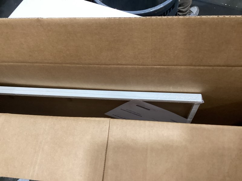 Condition photo showing As Is for upsimples 16x20 Picture Frame, Display Pictures 11x14 with Mat or 16 x 20 Without, Wall Hanging Poster Frame, White, 1 Pack White 16x20