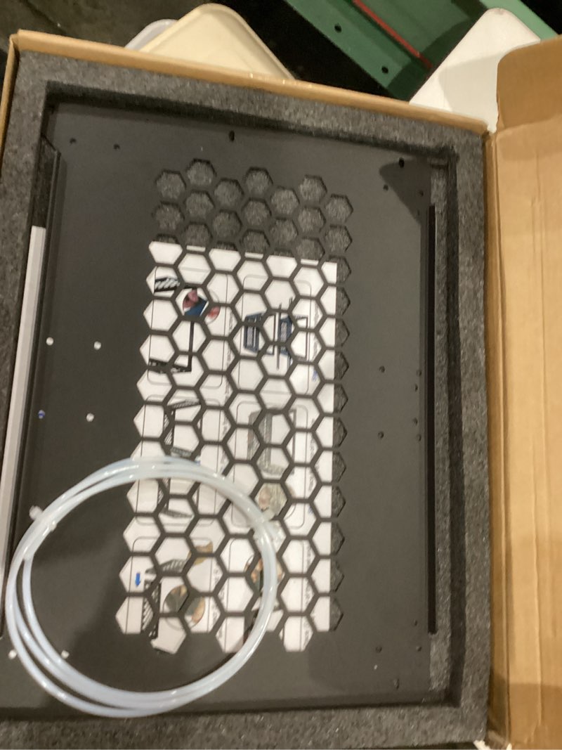 Condition photo showing Good Condition for ams storage holder, can accommodate 2 ams/ams 2 pro, expandable honeycomb design, space saving, compatible with bambu lab p1p/p1s/x1c/x1e 3d printers (black)