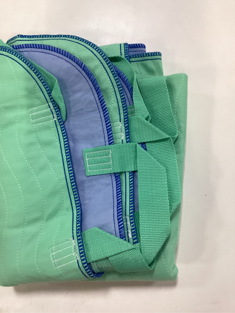 Condition photo showing Good Condition for improvia positioning bed pad, with 8 reinforced handles, quick-drying, washable, waterproof, for lifting, turning, transfering, elderly and incontinence patients (green, 34" x 52" - pack of 1) 34"x52" (pack of 1) green