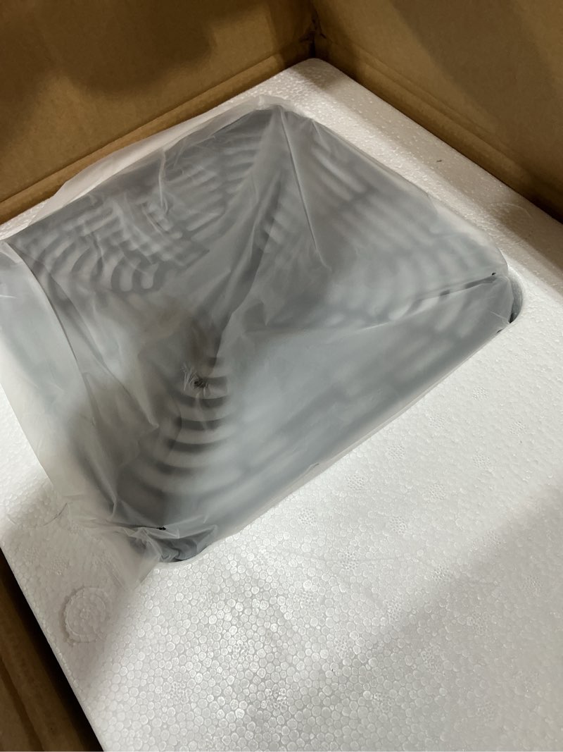 Condition photo showing As Is for cosori 9-in-1 turboblaze air fryer 6 qt, pfas-free ceramic coating, 90°–450°f, precise heating for even results, air fry, roast, bake, broil, dry, frozen, proof, reheat, keep warm, 120v, dark gray dark gray 6qt