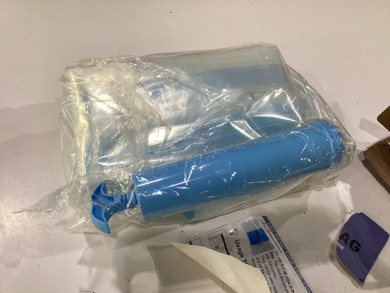 Condition photo showing New/Like New for cozy essential vacuum storage bags, 80% compression vacuum seal space saver plastic packaging bags for clothes, blankets, pillow, bedding, comforters, sealer clothing storage,4 xxl jumbo xxl jumbo 4