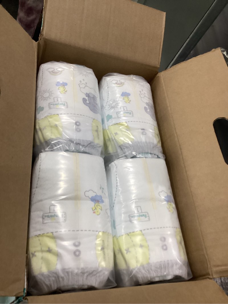 Condition photo showing New/Like New for Pampers Swaddlers Diapers, Size 1 (8-14 lbs), 164 Count, Absorbent, Keeps Baby Dry and Comfortable, Skin Safe Disposable Baby Diaper Size 1 164