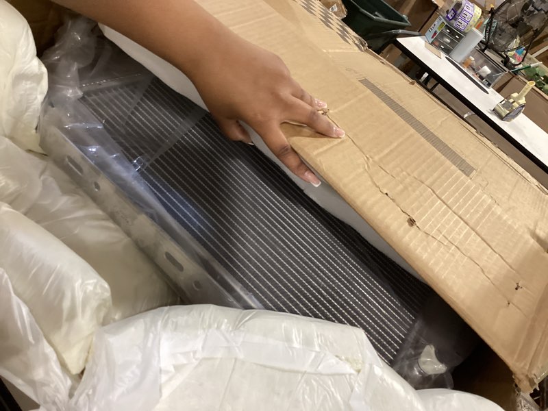 Condition photo showing Good Condition for 3 row aluminum radiator replacement for 1955-1957 chevy bel air nomad 150 210, 1957 chevy del ray 4.3l 4.6l 3 row radiator