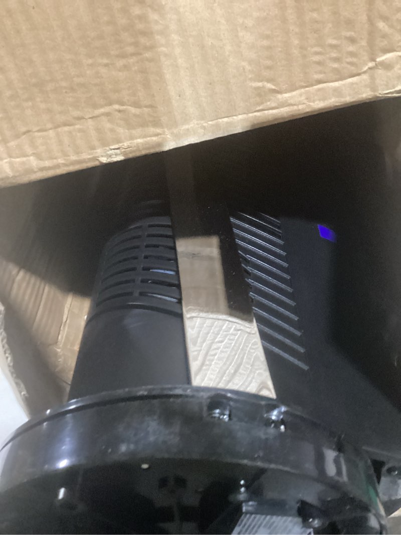 Condition photo showing As Is for Vornado OSCR37 Oscillating Tower Fan and Air Circulator with Remote, Smooth Oscillation, Timer and Touch Controls, 37-Inch,Black Standalone OSCR37 – 37" Tower Fan