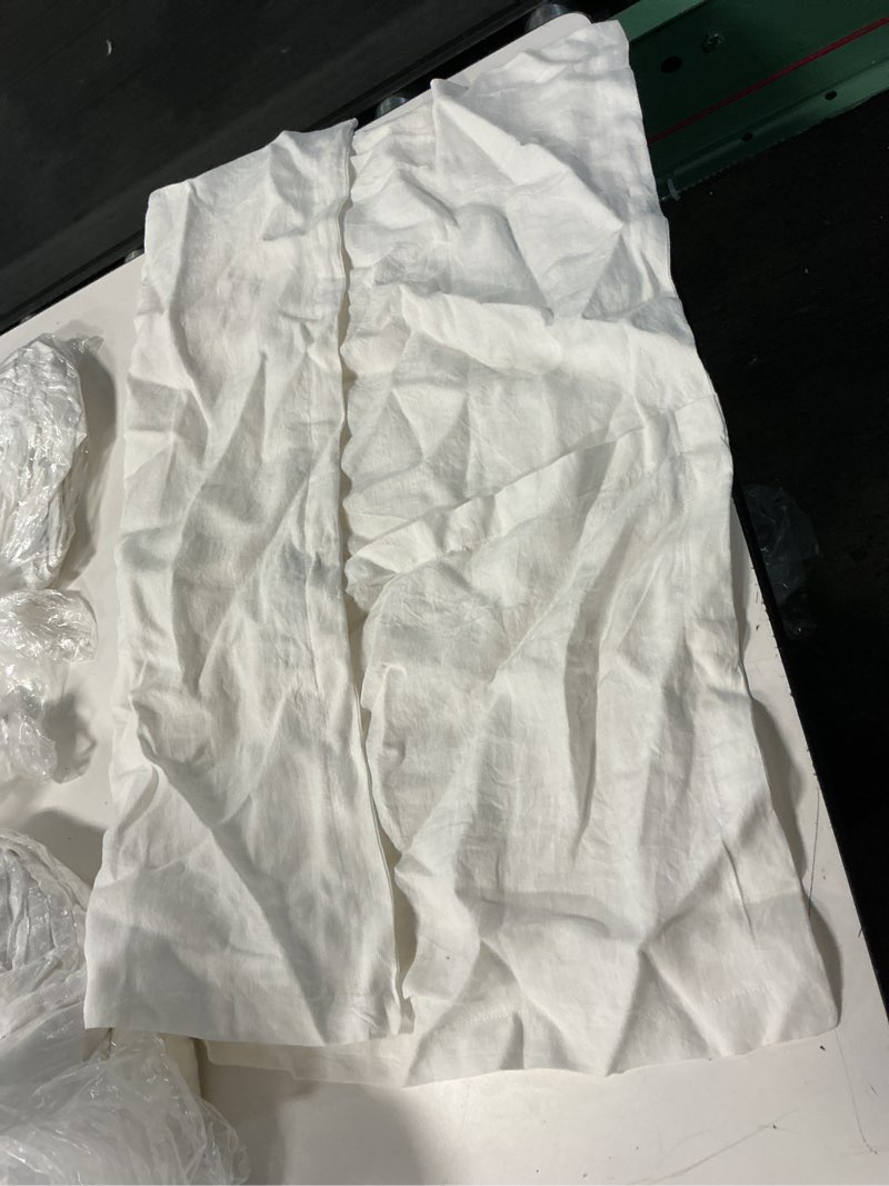 Condition photo showing Good Condition for european linen euro sham, euro, white