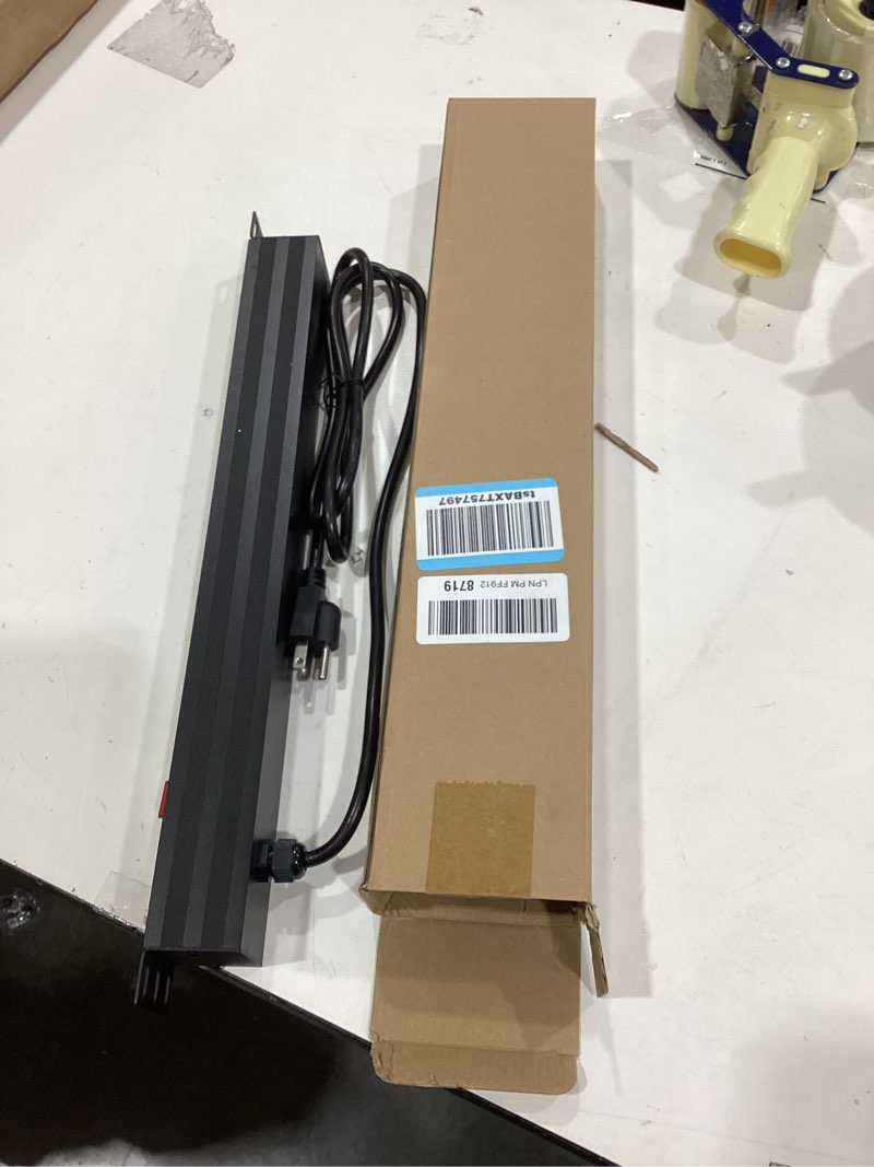 Condition photo showing Good Condition for BTU Power Strip Surge Protector Rack-Mount PDU, 8 Right Angle Outlets Wide-Spaced, Mountable Power Strip Heavy Duty for Server Racks, Commercial, 300J,ETL (Black 6FT)