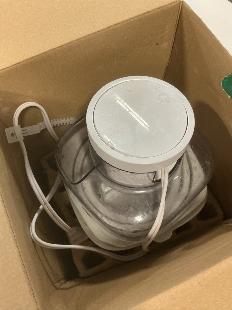 Condition photo showing As Is for Cuisinart 1-pt Wonder Ice Cream Maker 1 Pint White