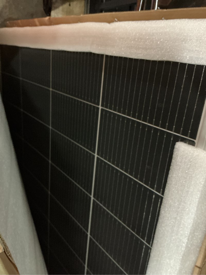 Condition photo showing New/Like New for renogy solar panels 200 watt n-type, 24 volt 200w solar panel 16bb 25% high-efficiency solar cell, 24v pv module power charger for class b van rv marine cabin roof home farm