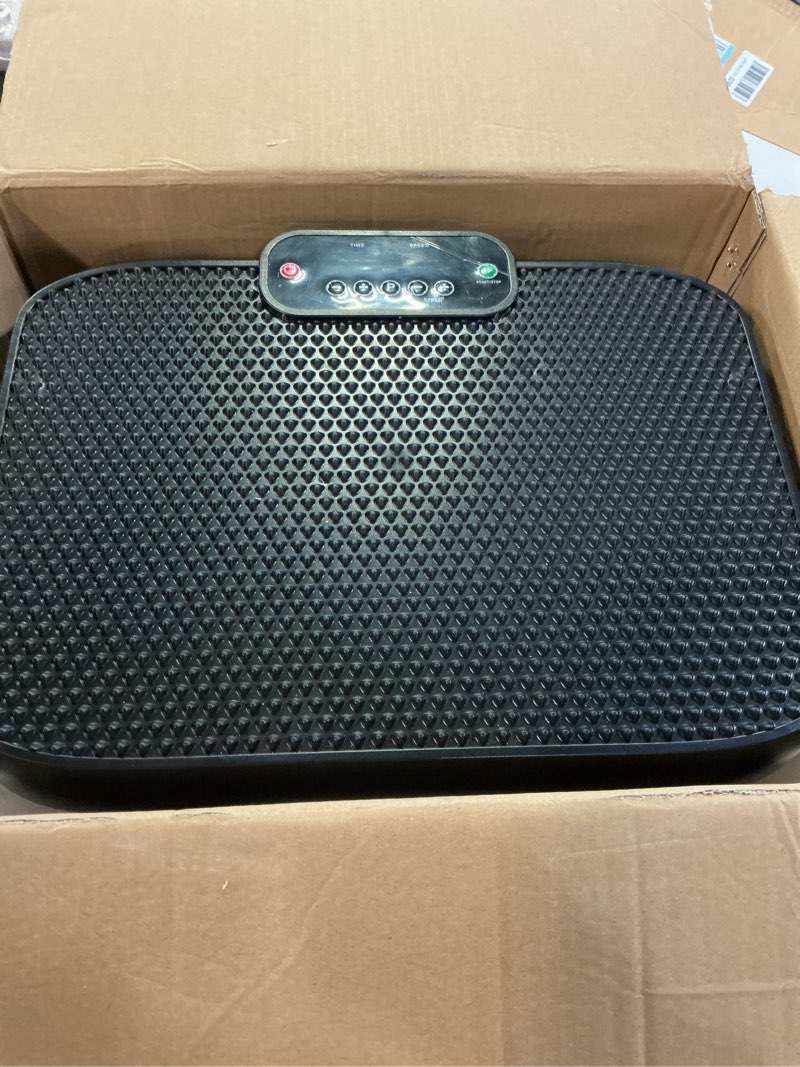 Condition photo showing Good Condition for vibration plate exercise machine for lymphatic drainage weight loss,whole body workout vibration fitness platform,mini shake plate,sport gym fitness equipment