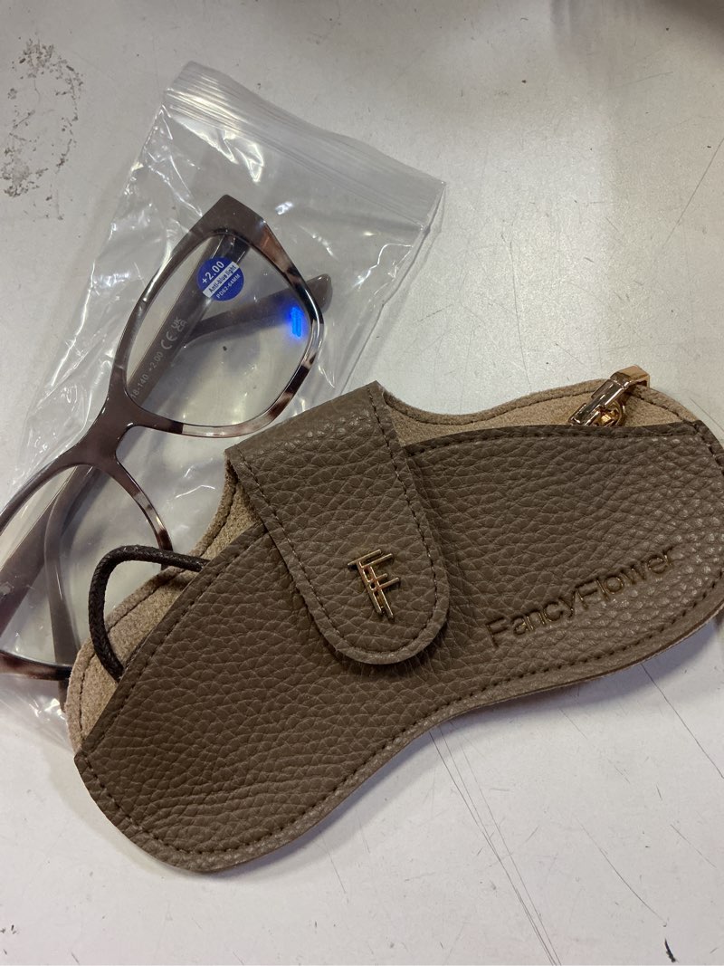 Condition photo showing Good Condition for FancyFlower Cateye Reading Glasses for Women - Mocha Muse 2.0x Readers