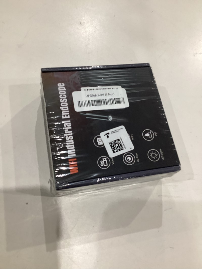 Condition photo showing New/Like New for Endoscope Camera with Light,1920P HD Borescope Tools with 8 Adjustable LED Lights, Endoscope with Semi-Rigid Snake Camera, IP67 Waterproof Inspection Borescope for iOS and Android-32.8ft Single Lens