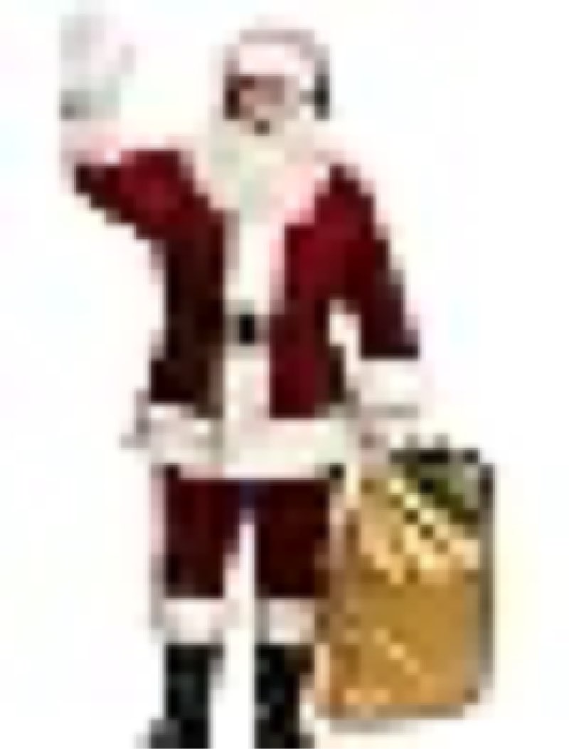 Togake Santa Suit Adults Men 11pcs Set Red Deluxe Classic Velvet Santa Claus Costume for Christmas Party Cosplay