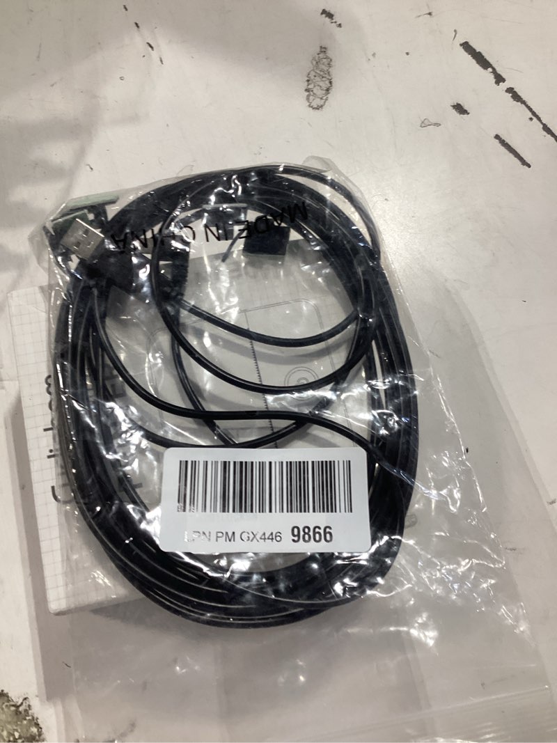 Condition photo showing New/Like New for mini-usb power cable for dash cam & gps — charging-only (no data transfer), right-angle mini-b to usb-a, 5m extra-long car dvr power cord with cable clips 5m right angle