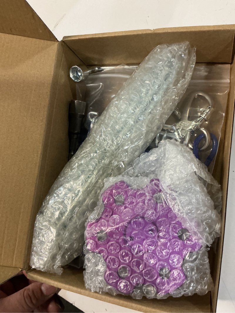 Condition photo showing Good Condition for dog tie out stake with 20ft cable for yard, 360° swivel screw-in dog ground anchor, heavy duty dog tether stake for outside yard & camping, holds up to 160 lbs pull strength dog stake + 20ft cable