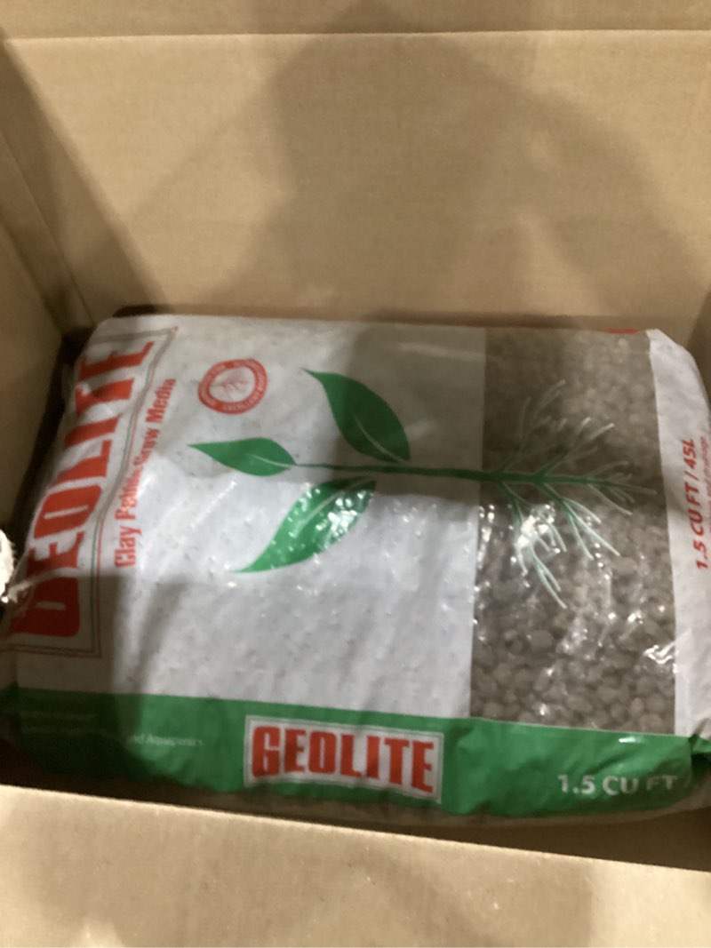 Condition photo showing New/Like New for GEOLITE GMGC45L Clay Pebble Grow Media, Gray, 1.5 Cu. Ft. 45 liter Grow Media