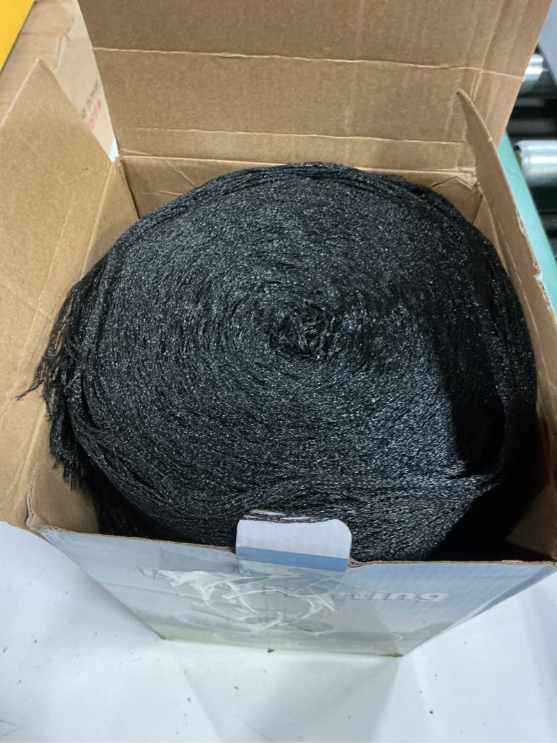 Condition photo showing New/Like New for bird netting 25x25 ft, 1/2 in mesh heavy duty garden netting | extra strong woven mesh netting pest barrier for plants, fruit trees, vegetables, animal fencing against birds, deer, poultry 25×25 ft