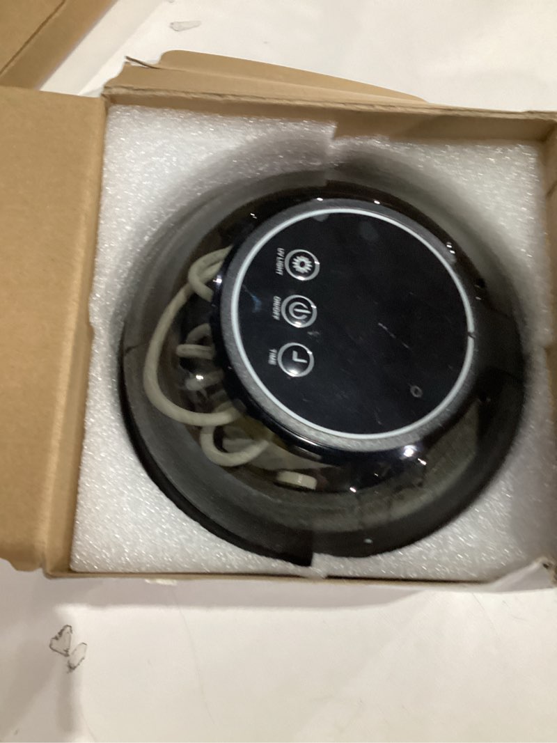 Condition photo showing New/Like New for Ultrasonic Retainer Cleaner Machine, Denture Cleaner for Mouth Guard, Night Guard, Aligner, Dentures,Braces, Jewelry, 45kHz 250ML UV Ultrasonic Denture cleaner Ultra Sonic Cleaning for Retainers Black