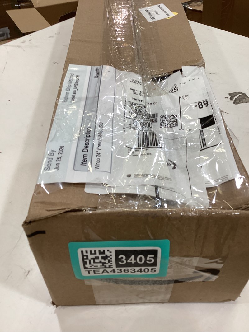 Condition photo showing Good Condition for winco 24" french whip, s/s