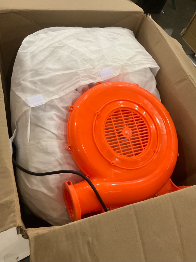 iLink-outer White Bounce House Indoor Outdoor Bouncy Castle for Kids Ages 3-8 Oxford Toddler Bounce 