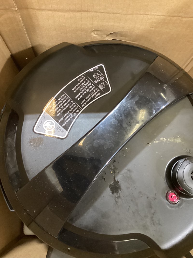 Condition photo showing As Is for comfee’ 6qt electric pressure cooker  9-in-1 instant multi cooker olla de presion rice cooker slow cooker steamer sauté yogurt maker non-stick pot