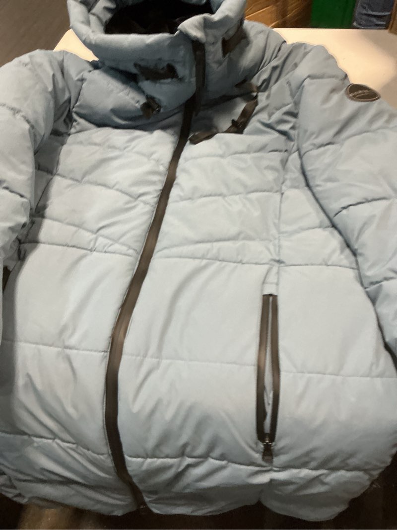 Condition photo showing Good Condition for marikoo women's warm winter coat with hood - quilted thigh-length jacket - natsukoo xvi
