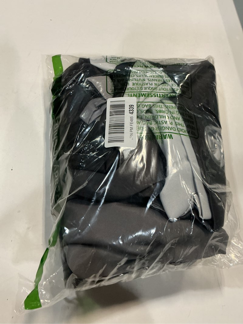 Condition photo showing New/Like New for SimpleHome Ombre Room Darkening Curtains for Bedroom, Gradient Black to Grey White Light Blocking Thermal Insulated Grommet Window Curtain/Drapes for Living Room,2 Panels, 52x84 inches Length 52\"W x 84\"L (Pack of 2) Black