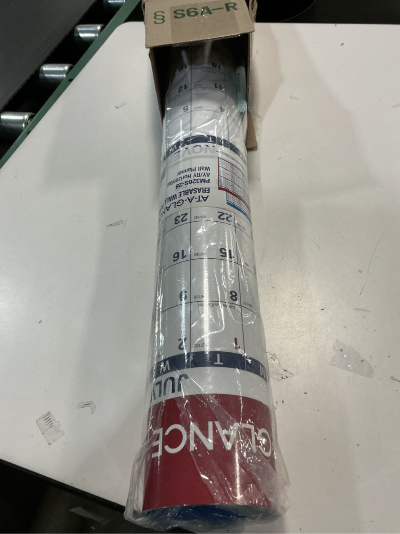 Condition photo showing New/Like New for AT-A-GLANCE Erasable Calendar 2025-2026, Dry Erase Wall Planner, 48" x 32", Extra Large, Academic & Regular Year, Double Sided, Horizontal (PM326S28) 2025-2026 48"W x 32"H