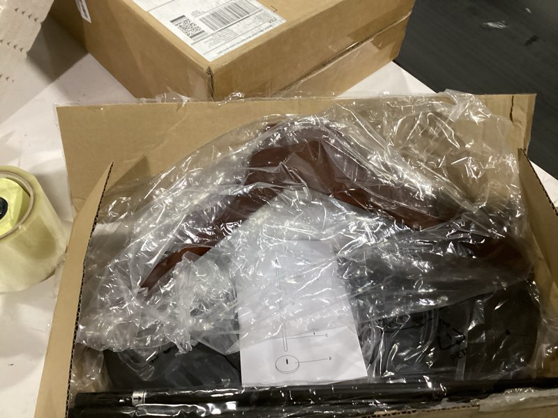 Condition photo showing New/Like New for olv 2 pack shirt display stand, 18-34 inch height adjustable mannequin torso stand dress form for vendors shop, t shirt display jacket coat hanger steaming clothes holder, brown dark brown 2 pack
