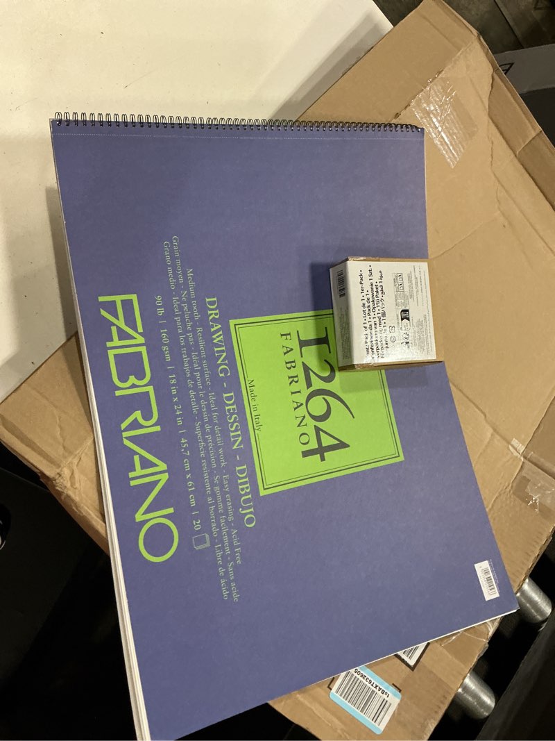 Condition photo showing Good Condition for fabriano 1264 drawing pad, 18" x 24", 90 lb. 18 x 24
