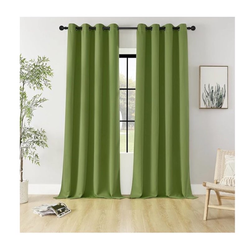 huto blackout bedroom curtains panels 120 inch - energy saving thermal insulated privacy protect antique copper grommet sun block drapes for living room, 1 pair, 52 by 120 inch, blush pink 52"w x 120"l (pack of 2) blush pink