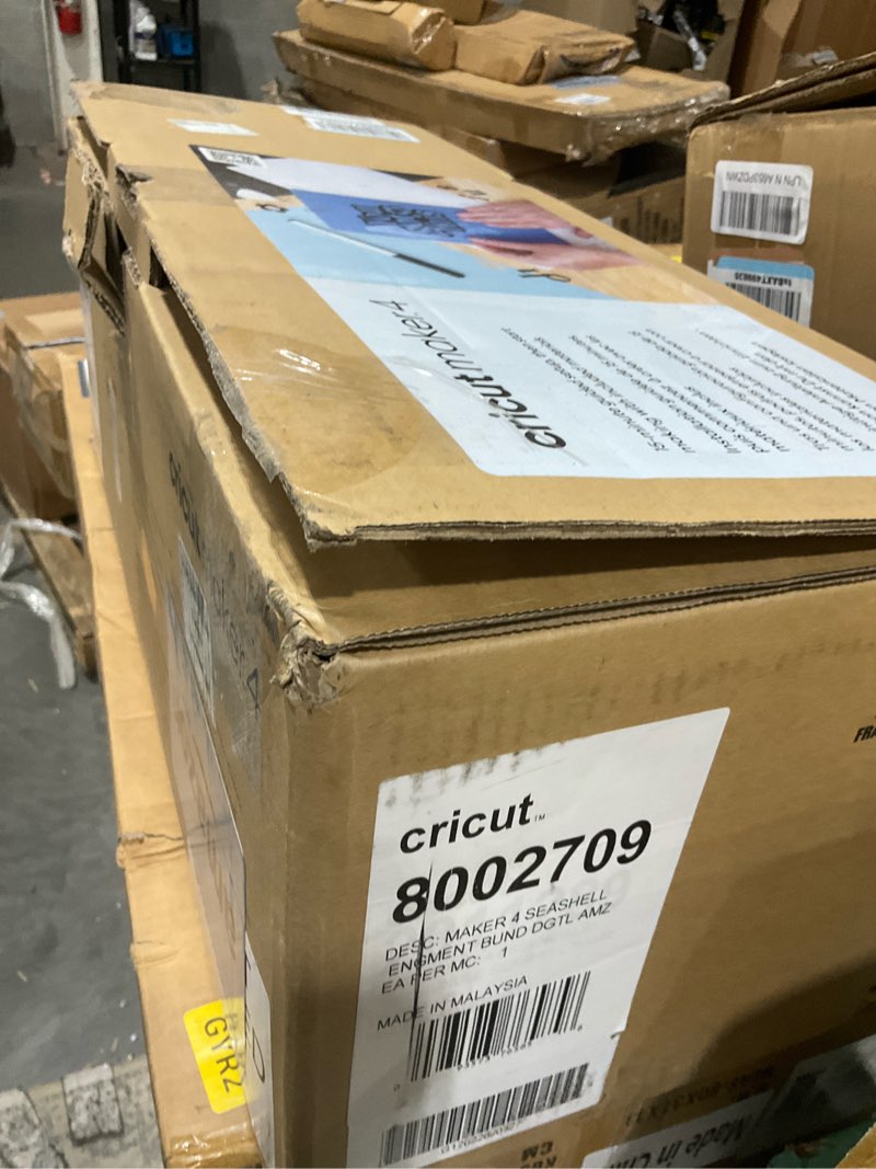 Condition photo showing Good Condition for cricut maker 4 - smart cutting machine (seashell) | engagement bundle