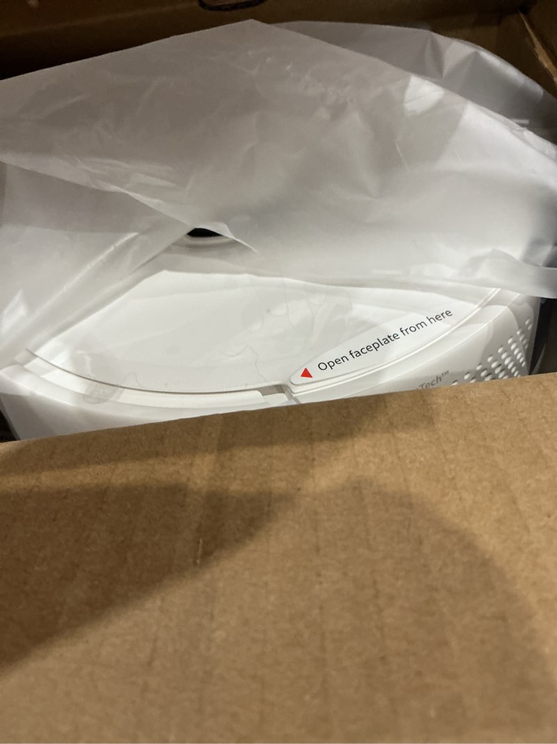Condition photo showing As Is for switchbot k11+ robot vacuum & mop with matter, 6000pa suction, 90-day hands-free self-emptying, lds navigation, 3.6? ultra-slim, anti-tangle for pet hair, works with alexa, google home, apple home