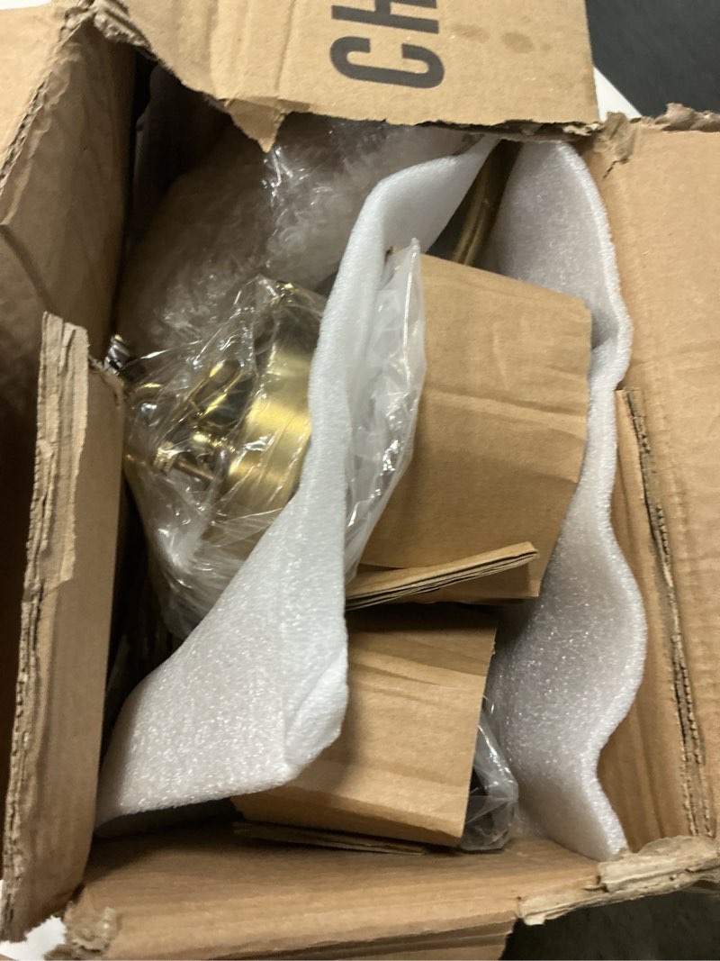 Condition photo showing Good Condition for 24" gold chandelier light fixture farmhouse: 6-light crystal chandeliers for dining room,foyer chandeliers for high ceilings, vintage rustic candle chandeliers for living room,bedroom,kitchen island gold 6-light