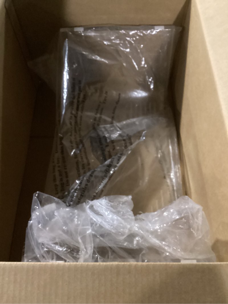 Condition photo showing As Is for Squatty Potty Ghost Acrylic Toilet Stool, 7" Clear