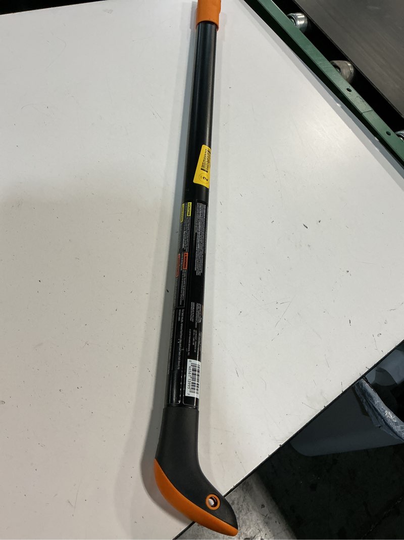 Condition photo showing Good Condition for fiskars 34 in. stand up 4 claw long handle weed puller tool; heavy duty garden, lawn and dandelion weeder, easy-eject no bending