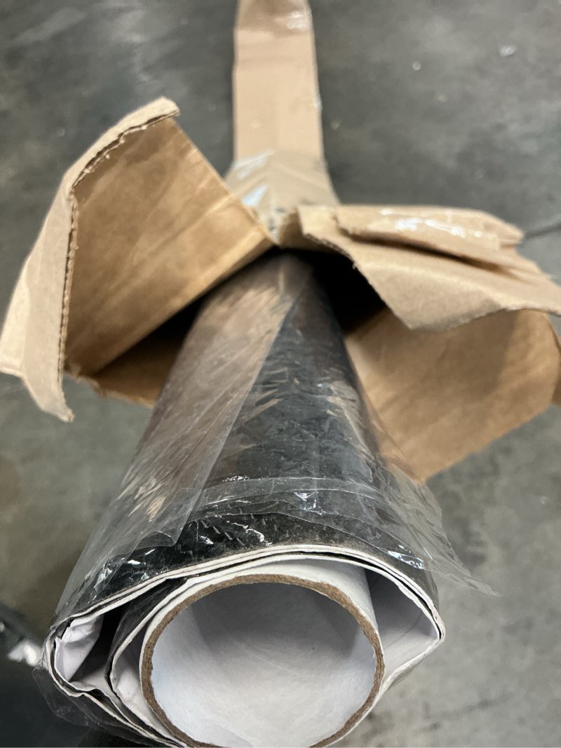 Condition photo showing As Is for rockrose 7d super glossy black carbon fiber vinyl wrap - anti-wrinkle, air release automotive wrap - diy decals self adhesive car vinyl sticker for interior/exterior - size 5ft x 5ft 7d black 5ft x 5ft