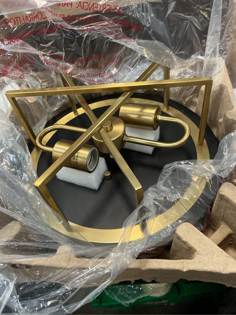 Condition photo showing Good Condition for allen + roth valdez 2 -light 13-in matte multiple colors/finishes flush mount light