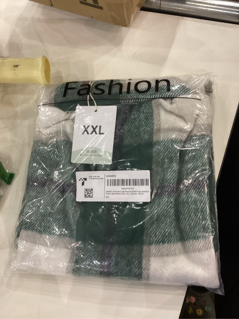 Womens flannel vest button down 