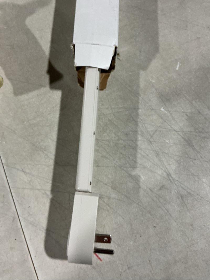 Condition photo showing As Is for Electrical Outlet Extender Stick with Telescopic 22"-34" Extension & 180° Swivel, 2 AC Outlets & 3 USB Ports (1 USB-C/2 USB-A), for Hard-to-Reach Outlets Behind Furniture Bed Desk Sofa Nightstands 1 PACK